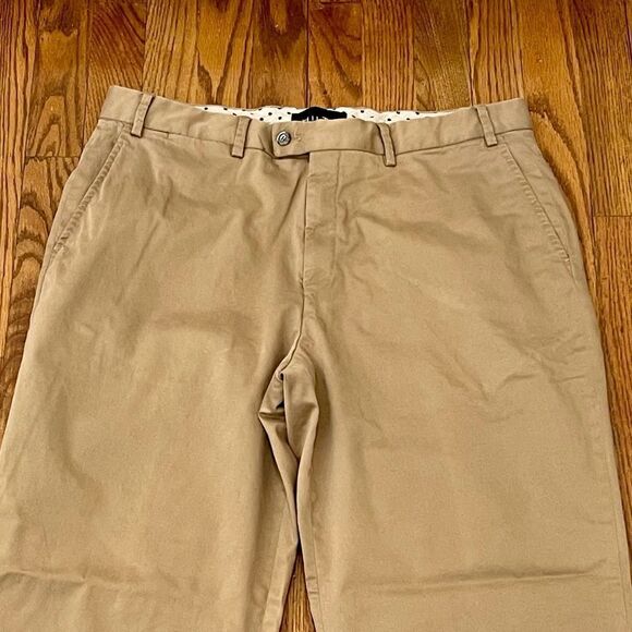 Hiltl NEAL Camel Brown Flat Front Chinos. Size 36. - Picture 8 of 11